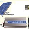 Solar-Power-Inverter-with-Built-in-Solar-ControllerPWM1000-Watts12VDC-to-110VAC-Modified-sinewavePlug-Play-SolarSimply-Connect-12V-Solar-Panel-a-Battery-ESI12V1K-0