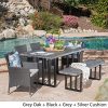 Sophia-Outdoor-6-Piece-Grey-Wicker-Dining-Set-with-Grey-Oak-Finish-Light-Weight-Concrete-Dining-Table-and-Bench-and-Silver-Water-Resistant-Cushions-0-0