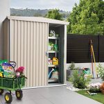 Stratco-Storage-Shed-73-ft-x-74-ft-x-62-ft-LARGE-Utility-Garden-Shed-Pre-Painted-Steel-With-Sliding-Door-Easy-To-Assemble-0-0