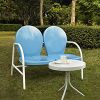 Stylish-Outdoor-Two-Piece-Patio-Conversation-Seating-Set-With-Durable-Sturdy-Steel-And-Metal-Construction-Non-Toxic-Powder-Coated-Finish-UV-Resistant-Easy-To-Assemble-Multiple-Colors-0