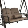 Sunnydaze-Outdoor-Porch-Swing-Loveseat-with-Adjustable-Canopy-and-Steel-Frame-Cushions-and-Pillow-Included-2-Person-Patio-Seater-Beige-0-1