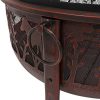 Sunnydaze-Pheasant-Hunting-Fire-Pit-30-Inch-Diameter-with-Spark-Screen-0-2
