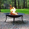 Sunnydaze-Portable-Fire-Pit-Bowl-with-Spark-Screen-and-Carrying-Case-Folding-Outdoor-Patio-and-Camping-Wood-Burning-Fireplace-29-Inch-0-1