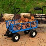 Sunnydaze-Utility-Steel-Garden-Cart-Outdoor-Lawn-Wagon-with-Removable-Sides-Heavy-Duty-400-Pound-Capacity-Blue-0-1