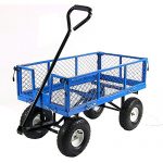 Sunnydaze-Utility-Steel-Garden-Cart-Outdoor-Lawn-Wagon-with-Removable-Sides-Heavy-Duty-400-Pound-Capacity-Blue-0