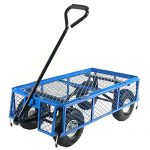 Sunnydaze-Utility-Steel-Garden-Cart-Outdoor-Lawn-Wagon-with-Removable-Sides-Heavy-Duty-400-Pound-Capacity-Blue-0-2