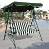 Svitlife-Loveseat-Patio-Canopy-Swing-Glider-Hammock-Cushioned-Steel-Frame-Outdoor-Green-Frame-Steel-Outdoor-Chair-Patio-Green-Folding-New-Furniture-Canopy-Glider-0-0