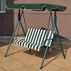 Svitlife-Loveseat-Patio-Canopy-Swing-Glider-Hammock-Cushioned-Steel-Frame-Outdoor-Green-Frame-Steel-Outdoor-Chair-Patio-Green-Folding-New-Furniture-Canopy-Glider-0-1