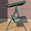 Svitlife-Loveseat-Patio-Canopy-Swing-Glider-Hammock-Cushioned-Steel-Frame-Outdoor-Green-Frame-Steel-Outdoor-Chair-Patio-Green-Folding-New-Furniture-Canopy-Glider-0-2