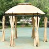 TANGKULA-10-ft-Round-Gazebo-Canopy-Shelter-Outdoor-Tent-with-Side-Walls-0-1