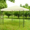 TANGKULA-10×10-Patio-Gazebo-Canopy-Tent-Steel-Frame-Shelter-Awning-Gray-0-0