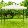 TANGKULA-2-Tier-10×10-Patio-Gazebo-Canopy-Tent-Steel-Frame-Shelter-Awning-Gray-0-0