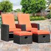 TANGKULA-3-PCS-Patio-Adjustable-Backrest-Rattan-Sofa-Ottoman-Furniture-Set-Outdoor-Garden-Lawn-Conversation-Sofa-Furniture-Set-wCushions-Foot-Rest-Stool-0-0
