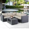 TANGKULA-4-PCS-Patio-Furniture-Set-Garden-Lawn-All-Weather-Rattan-Wicker-Sectional-Cushioned-Couch-Corner-Sofa-Set-0-0