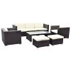 TANGKULA-8-Piece-Outdoor-Furniture-Set-Patio-Garden-Backyard-Wicker-Rattan-Cushioned-Seat-Sectional-Coversation-Sofa-Set-with-Glass-Top-Coffee-Table-and-Ottomans-Black-0
