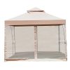 TANGKULA-Gazebo-2-Tier-10×10-Outdoor-Patio-Fully-Enclosed-Gazebo-Canopy-Tent-with-Netting-0-0
