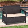 TANGKULA-Patio-Bench-Outdoor-Garden-Poolside-Lawn-Porch-All-Weather-Rattan-Wicker-Love-Seat-Bench-Couch-Chair-Patio-Furniture-with-Cushions-0-0