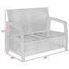 TANGKULA-Patio-Bench-Outdoor-Garden-Poolside-Lawn-Porch-All-Weather-Rattan-Wicker-Love-Seat-Bench-Couch-Chair-Patio-Furniture-with-Cushions-0-2
