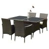 TANGKULA-Wicker-Dining-Set-5-Piece-Outdoor-Patio-Furniture-Set-Wicker-Rattan-Table-and-Chairs-Set-with-Cushion-for-Lawn-Backyard-Balcony-Garden-0-0