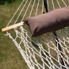TOUCAN-OUTDOOR-Cotton-Rope-Hammock-Poly-Fiber-Stuffing-Pillow-2-PersonCapacity-450-lbsfor-Outdoor-Patio-Yard-and-Porch-0-2