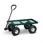 Terra-Verde-Home-Mesh-Garden-Cart-with-Pneumatic-Tires-Green-0