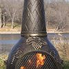 The-Blue-Rooster-CAST-ALUMINUM-Grape-Wood-Burning-Chiminea-in-Gold-Accent-0-1