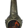 The-Blue-Rooster-CAST-ALUMINUM-Grape-Wood-Burning-Chiminea-in-Gold-Accent-0