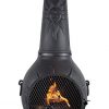 The-Blue-Rooster-CAST-ALUMINUM-Sun-Stack-Wood-Burning-Chiminea-in-Charcoal-0