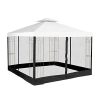 The-Outdoor-Patio-Store-10-x-10-Gazebo-Insect-Netting-0