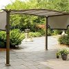 The-Outdoor-Patio-Store-Replacement-Canopy-for-Sears-Garden-Oasis-Pergola-S-PG11D1-Light-Polyester-Fabric-with-Brown-Trim-and-Grommet-Holes-0-0