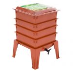 The-Worm-Factory-360-4-Tray-Worm-Composter-Terracotta-0