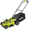 Toucan-City-Ryobi-16-40-Volt-Lithium-Ion-Cordless-Battery-Walk-Behind-Push-Lawn-Mower-with-40-Ah-Battery-and-Charger-Included-RY40140-and-Nitrile-Dip-Gloves5-Pack-0-0