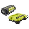 Toucan-City-Ryobi-16-40-Volt-Lithium-Ion-Cordless-Battery-Walk-Behind-Push-Lawn-Mower-with-40-Ah-Battery-and-Charger-Included-RY40140-and-Nitrile-Dip-Gloves5-Pack-0-1