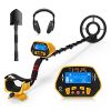 URCERI-GC-1028-Metal-Detector-High-Accuracy-Waterproof-2-Modes-Outdoor-Gold-Digger-with-Sensitive-Search-Coil-LCD-Display-for-Beginners-Professionals-Yellow-0