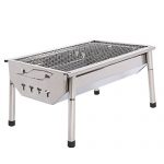 UTOKIA-Portable-Charcoal-Grill-with-4-Detachable-Legs-Outdoor-Stainless-Steel-Folding-Picnic-BBQ-Grill-0