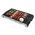 UnbrandGreat-supply-Electric-Grill-Griddle-Indoor-Barbecue-Hotplate-Non-stick-Table-Top-1120W-0