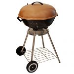 Unique-Imports-BBQ-Charcoal-Kettle-Grill-18-Moving-Wheels-Outdoor-Smoker-Heat-Portable-Backyard-Cooking-Camping-Steak-Backyard-Pit-master-Tailgating-0