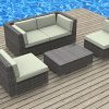 Urban-Furnishing-RIO-5pc-Modern-Outdoor-Wicker-Patio-Furniture-Modular-Sofa-Sectional-Set-Fully-Assembled-0-2