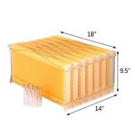 VEVOR-7Pcs-Auto-Flow-Bee-Comb-Beehive-Frames-Auto-Flow-Honey-Plastic-Flow-Honey-Beekeeping-Beehive-with-7-Harvest-Tubes-and-a-Harvest-KeyAuto-Flow-Without-Frame-House-0-0