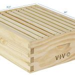 VIVO-Beekeeping-Add-on-Medium-Super-Beehive-Box-Kit-with-10-Frames-for-Langstroth-Bee-Hive-BEE-HV03-0-0