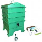 VermiHut-3-Tray-Worm-Compost-Bin-with-Free-Claw-Green-0