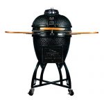 Vision-Grills-Kamado-Pro-Ceramic-Charcoal-Grill-with-Grill-Cover-Black-Matte-0