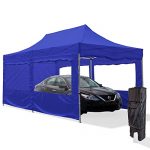 Vispronet-10×20-Aluminum-Carport-Canopy-Tent-with-2-10×20-Window-Walls-2-10×10-Full-Walls-Roller-Bag-and-Stake-Kit-0