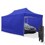 Vispronet-10×20-Steel-Carport-Canopy-Tent-with-2-10×20-Full-Walls-1-10×10-Full-Wall-Roller-Bag-and-Stake-Kit-0