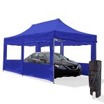 Vispronet-10×20-Steel-Carport-Canopy-Tent-with-2-10×20-Window-Walls-1-10×10-Window-Wall-1-10×10-Full-Wall-Roller-Bag-and-Stake-Kit-0