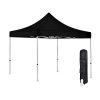 Vispronet-Strong-Instant-Canopy-Tent-Kits-in-4-Colors3-Sizes-EZ-Pop-Up-Tent-Steel-Hex-Frame-Water-Resistant-450D-Canopy-with-Roller-Bag-Stakes-0