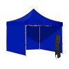 Vispronet-Strong-Instant-Canopy-Tent-Kits-with-Sidewalls-in-4-Colors3-Sizes-Pop-Up-Tent-w-3-Backwalls-Steel-Hex-Frame-Water-Resistant-450D-Canopy-with-Roller-Bag-Stake-Kit-0
