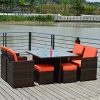 WP-Furniture-Outdoor-9-Nine-Piece-Modern-Wicker-PE-Rattan-Patio-Dining-Table-Set-with-Chairs-Ottomans-Glass-Table-Top-0-0