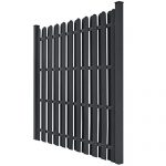 WPC-Fence-Panel-Square-Gray-Environmentally-Friendly-Outdoor-Grden-Fence-Decoration-0-0