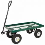WShop-Garden-Wagon-Nursery-Cart-10-Pneumatic-Tires-1000lbs-44-X-20-Outdoor-Holds-Wheelbarrow-Heavy-Duty-98-0